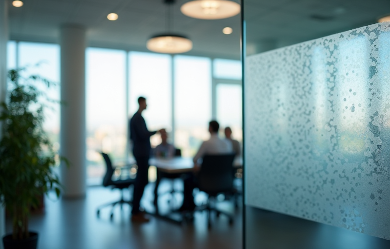 Vitrophanie - Logo vitrine